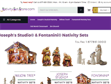 Tablet Screenshot of nativitysetstore.com